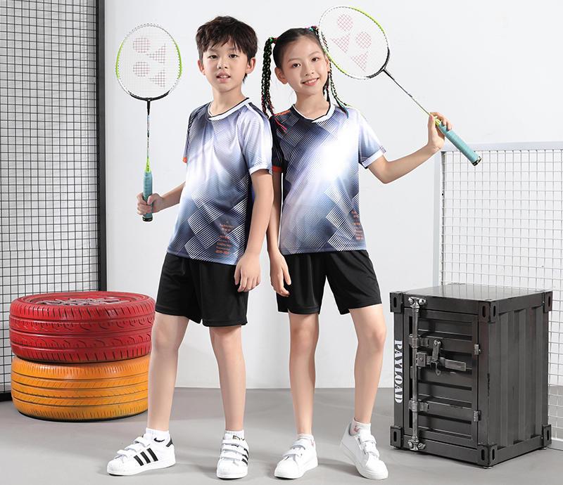 Kids Quick-Dry Table Tennis and Badminton Sportswear Set 4XS