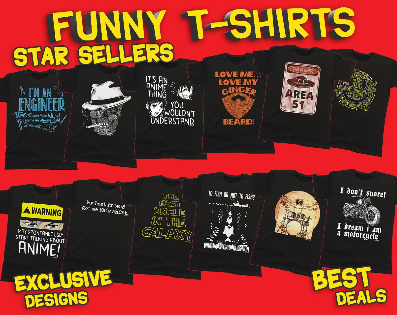 Mens FUNNY Slogan T-Shirt Mens Womens Tees TopS Motorbike Guitar Cycling Fishing Gift For Christmas 2XL