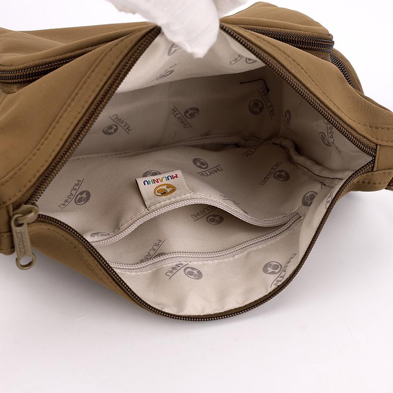 Commuter Shoulder Bag Women's Large Capacity Multi-layer Solid Color Crossbody Bag Middle-aged Mother Bag