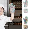 Pot Holders And Oven Mitts Heat-Resistant Gloves Potholders Kitchen Oven Mitts Pan Rack Set For Microwave Pan Plate Bowl Bakery