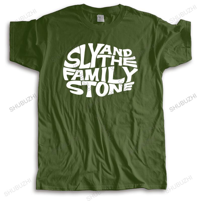 Herren Marken Baumwoll T-Shirt Sommer Rundhals T-Shirt lockere Oberteile Sly And The Family Stone Punk Band Unisex Lustiges T-Shirt T-Shirt