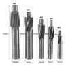 5pcs Countersink End Mill Cutter Slot Drill Bits Tool M3 M4 M5 M6 M8 Drill Milling Bits