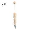 Faux Pearl Decorated Pen DIY Beadable Pen, Rhinestone Ballpoint Fancy Glitter for Crafting, Student Stationery Office Writing Tools Decorative