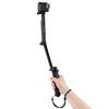 PULUZ 3-Way Grip Treppiede pieghevole Selfie-stick Estensione Monopiede per GoPro, Insta360 ONE R, DJI Osmo Action e altre action camera, lunghezza: 20-58 cm
