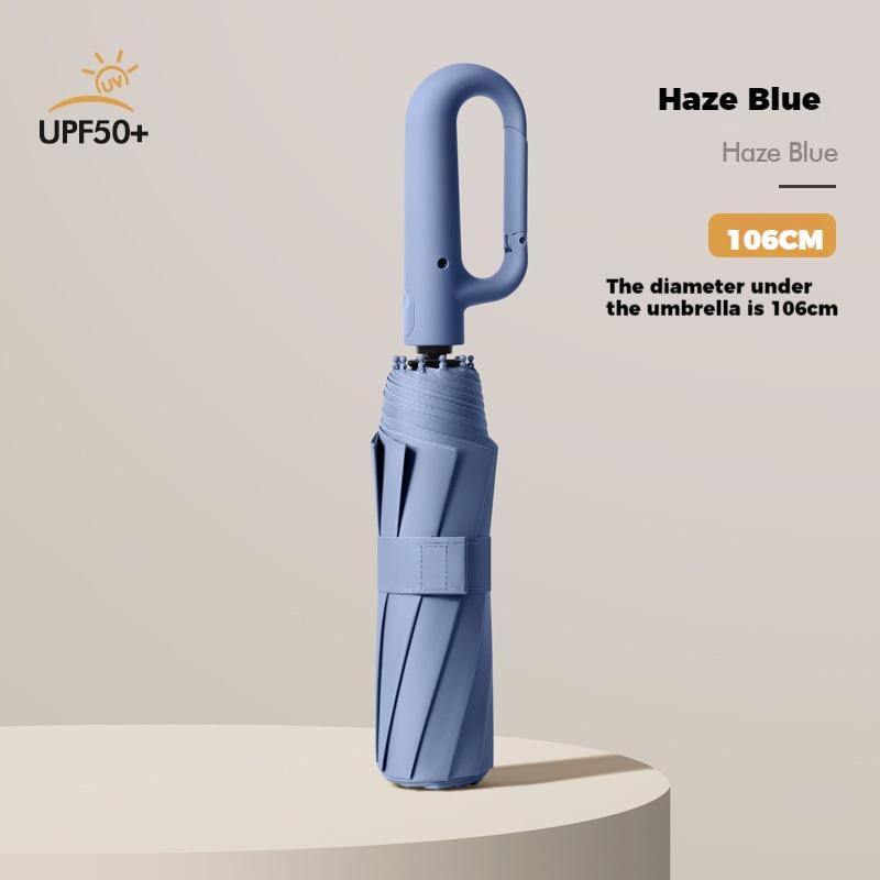 Design con fibbia ad anello 10 stecche Ombrello completamente automatico per uomo Pieghevole Extra Large Robusto Robusto Ombrellone da DONNA Ombrello doppio