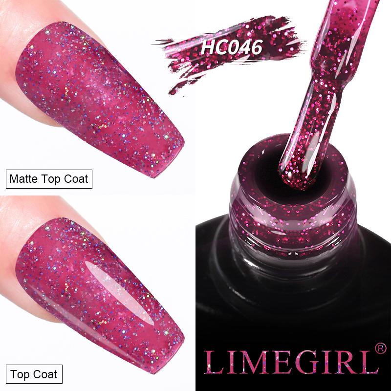 Limegirl 87 de culori, 8 ml, lac de unghii cu gel pentru unghii, produse pentru unghii, semi-permanente, pentru manichiura pentru arta unghiilor, lacuri de unghii cu LED UV