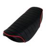 Type 2 Sport Seat Covers for Dax 125 In Easy Black Seat Tuck Roll Embossed with Red (JB04) [Made Japan] [3D Cut, Replacement] [Specifications Piping]