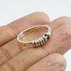 925 Sterling Silver Spinner Ring, Meditation Ring, Handmade Yoga Ring, Fidget Ring, Dainty Ring, Thumb Ring