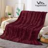 Burgunderfarbene Paisly-Flaneldecke Warm Weich Halloween Weihnachten Sofa Warm Gemütlich Dekorative Deko Geschenk Für Alle Jahreszeiten