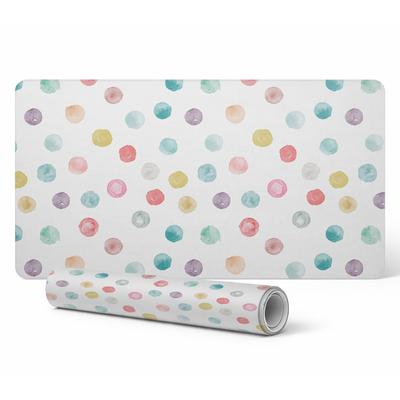 Uniwersalna Mata Ochronna Pod Sprzęt Komputerowy Pastelowe Kropki 120X60 Cm
