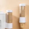 2025 New Cups Dispenser Home Automatically Drop Cup Remover Disposable Cups Plastic Cup Large Capacity Dustproof Storage Racks