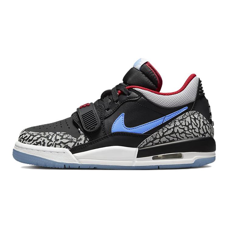Jordan Legacy 312 Low  Black Valor Blue  GS CD9054-004 37.5