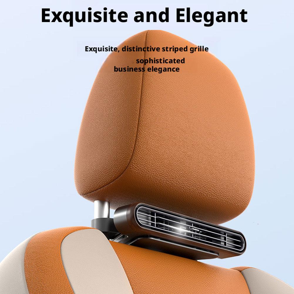 Car Seat Air Freshener Fan New 2026 Car Seat Aromatherapy Fan Powerful USB Turbine Fan With Three Wind Speeds Adjustable
