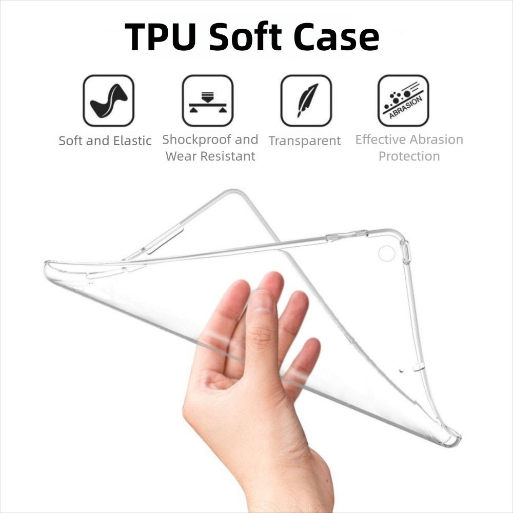 Mjukt TPU Skyddsfodral Förtjockad Airbag Genomskinligt Bakstycke för T-Mobile REVVL Tab 2 2025 Universal