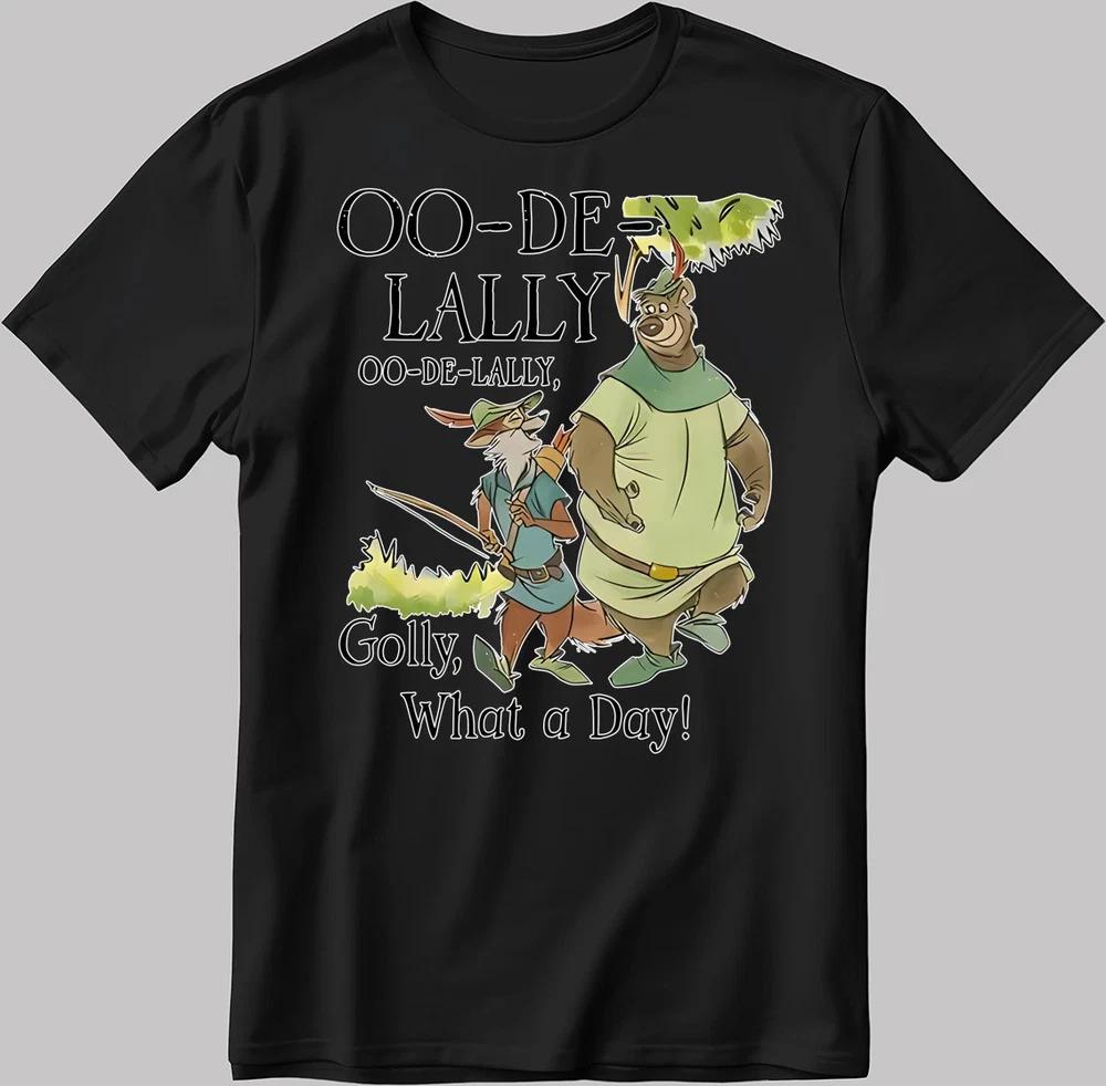 Robin Hood Little John Oo De Black TShirt S
