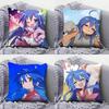 Izumi Konata Lucky Star Anime Girl Home Sofa Cushion Covers and Aecorative Custom Pillow Covers