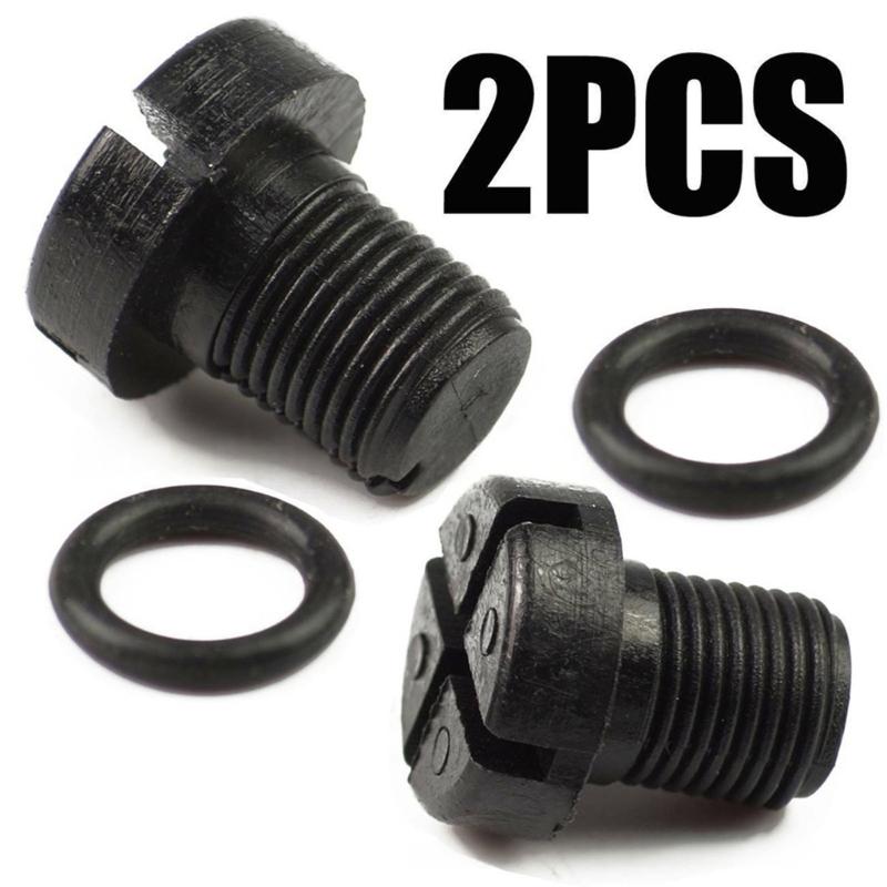 11537793373 Strong Plastic Vent Screws & O Rings Superior Material Coolant Air Bleed Screws with Seal Suitable for Car