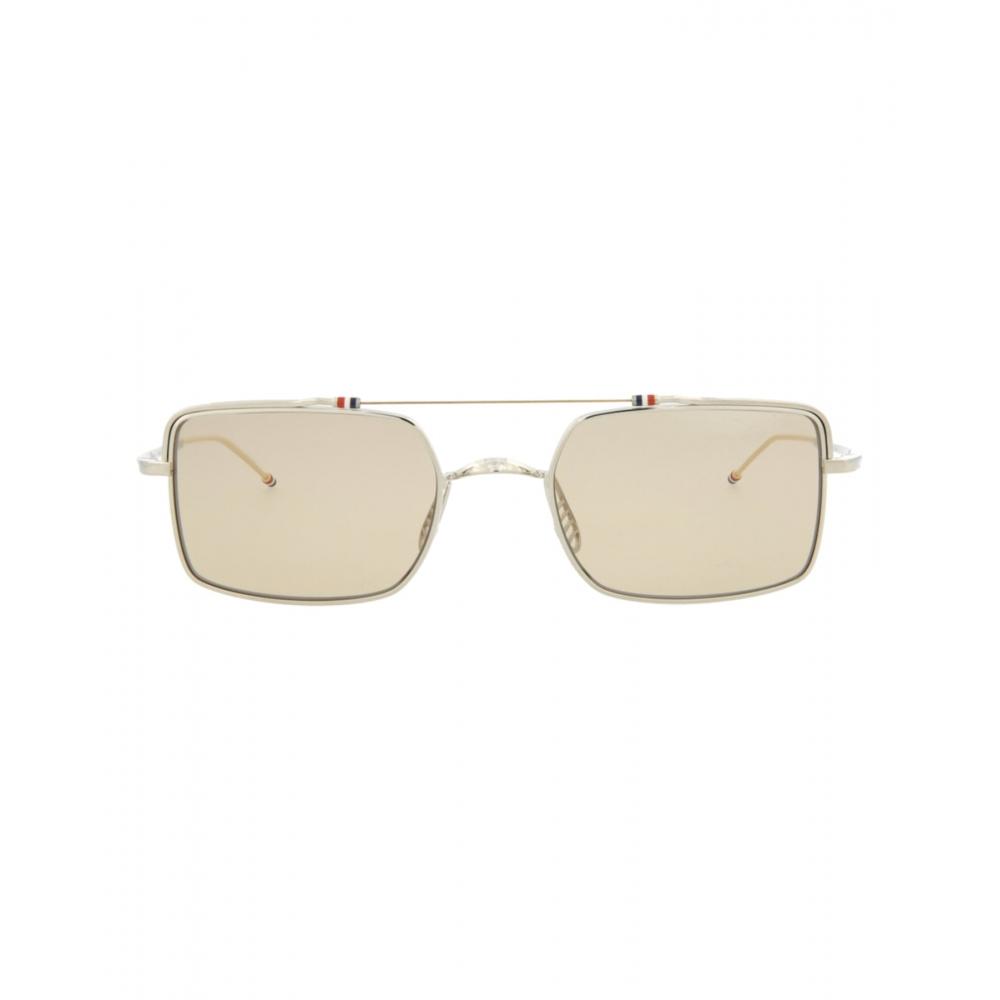

Thom Browne Square-Frame Metal Sunglasses