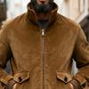 Streetwear Men's Casual Jacket Coat Autumn Winter Vintage Lapel Cardigan Tops Men Corduroy Fashion Solid Color Jackets