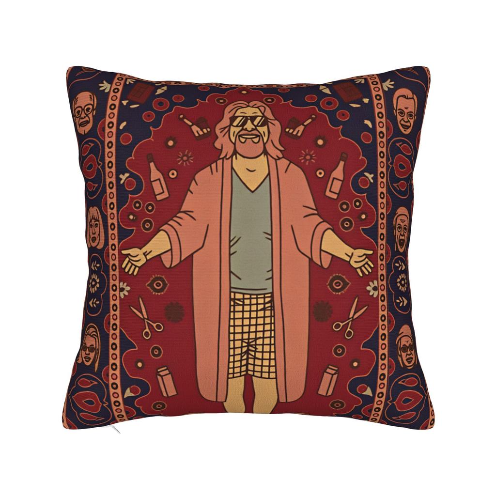 The Dude Big Lebowski (18) Pillowcases Novelty Pillow Case For Wedding Party Home Decor Graphic Pillow Cover