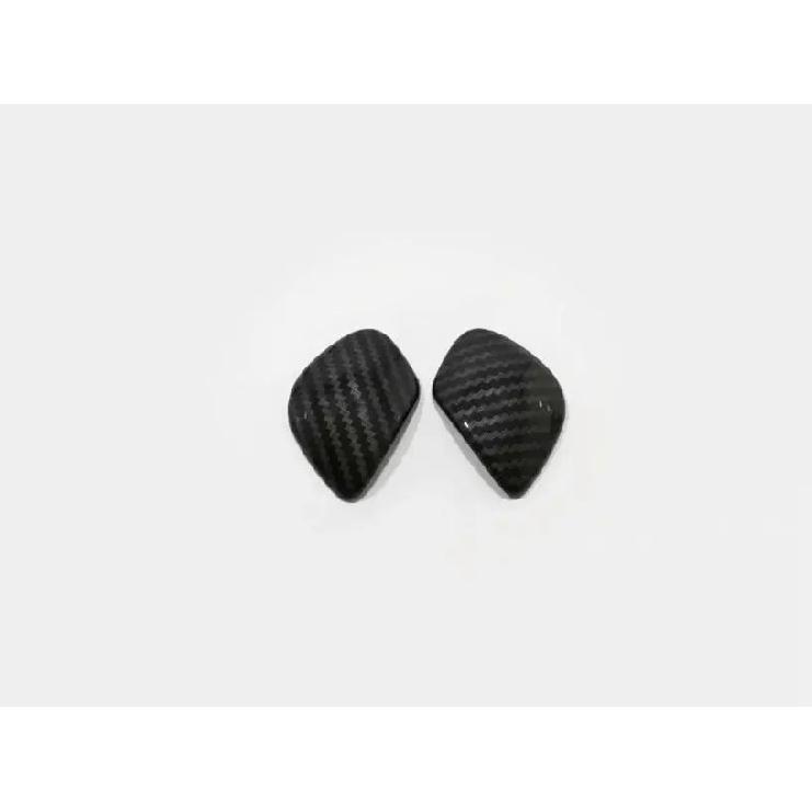 For VW Passat B8 Variant Alltrack 2015 2016 2017 2018    ABS Center Gear Shift Knob Head Cover Frame Stick Trim 2PCs
