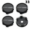 4PCS OD 60MM / ID 56MM Cap For Rims WORK EMOTION EQUIP MEISTER VS Emblem Wheel Center Cap Sport Car Logo Wheel Cover Hub Caps