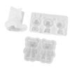 DIY Mould Heat Resistant Easy Release 3D High Toughness Bear Silicone Mould for Table Ornaments