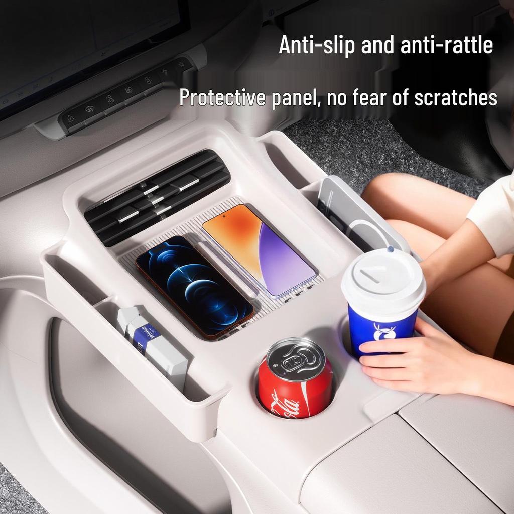 Zhiji LS9 Center Console Silicone Anti-Slip Wireless Charging Mat for 26 Car Models