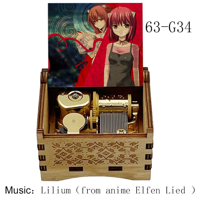 Koka Anime Elfen Lied Mūzikas kaste