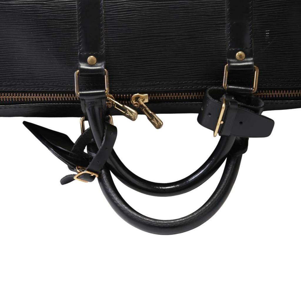 LOUIS VUITTON Epi Kiepol 50 Boston bag Epi Leather black unisex M42962 Used