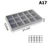 Velvet Jewelry Box Tray Storage Jewellery Holder For Ring Earrings Necklace Bracelet Display Box For Jewelry Classification Box