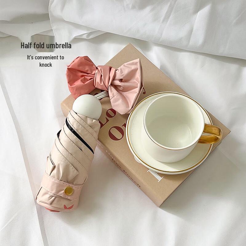 Gradient Blush Five-Fold Umbrella