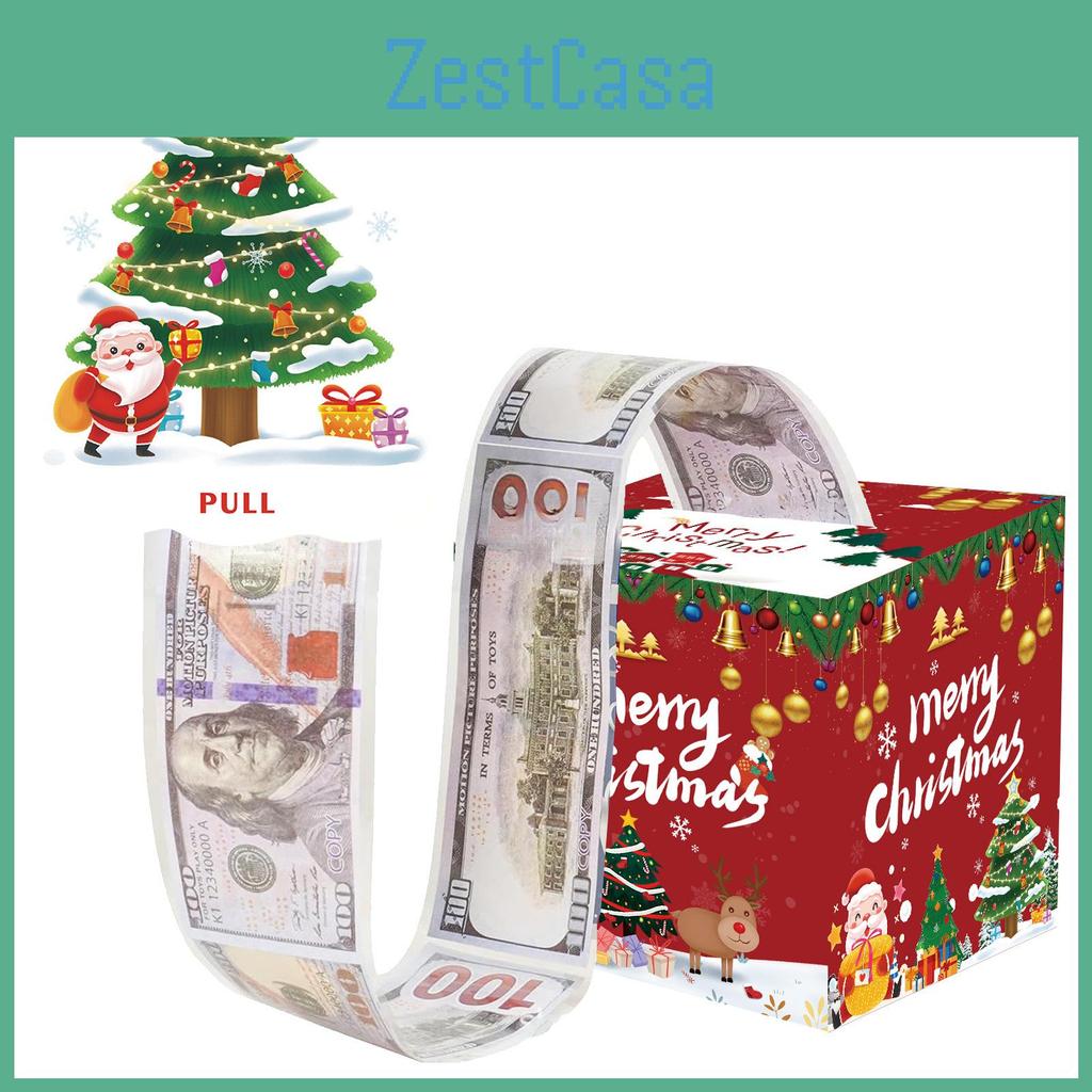 Christmas Tree Red Pattern Paper Gift Box Holiday Decoration Atmosphere Prop