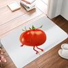 3D Cartoon Tomato Fun Doormat Anti-slip Area Rug for Living Room Bedroom Sofa Doormat Kids Floor Carpet Decor Washroom Floor Mat