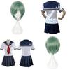 Danganronpa Another Episode Naegi Komaru Elegant White And Navy Blue Uniform Skirt Cosplay Costume With Sock