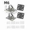 36 Stück Sandsack Haken Ösenplatten M6 M8 Marine Hardware Haken Multifunktionshaken Für Yoga