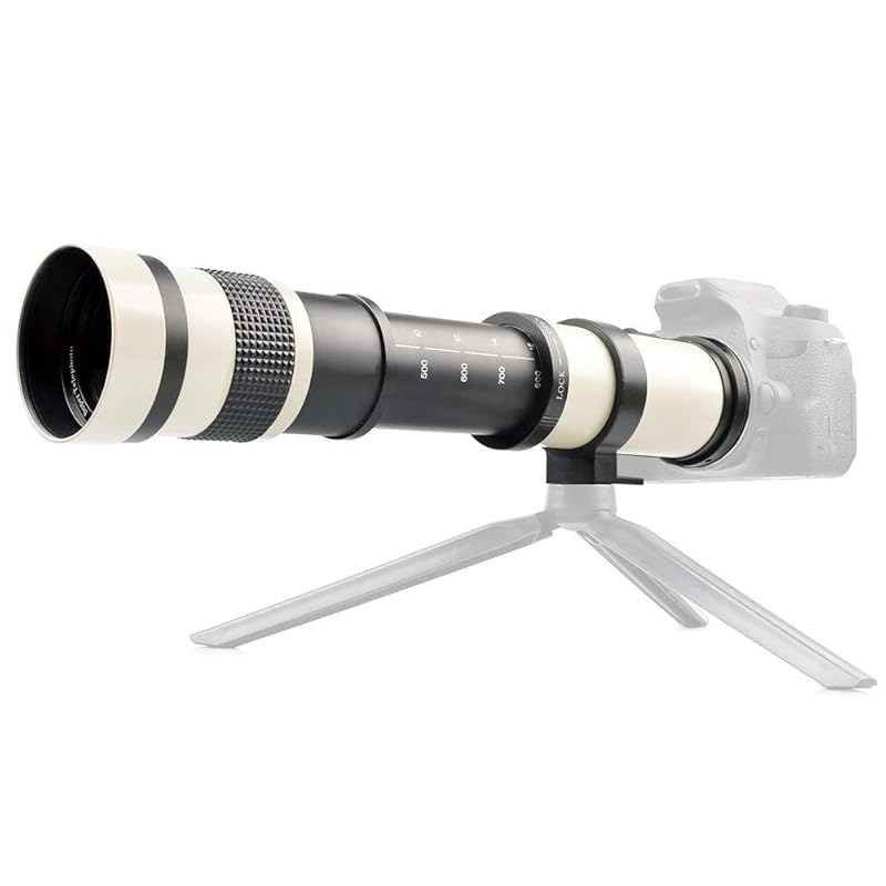 Hilitand telephoto lens For Canon EF-S mount camera 420-800mm Caliber F8.3-16 Full manual focus telescope zoom Multilayer MC coating manual focus lens