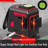 High-Precision Automatic Self-Leveling Infrared Laser Level with 12/16 Lines and Red/Green Light