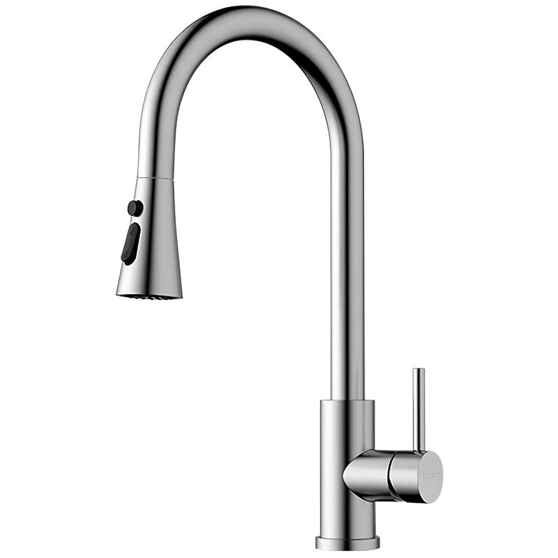 RiFu 3-Function Pull-Out Hot & Cold Kitchen Faucet