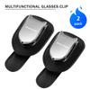 Car Sun Visor Sunglasses Storage Clip Card Holder Accessories For KIA Sportage 2016 2017 2018 Sephia Stonic Carens EQ9