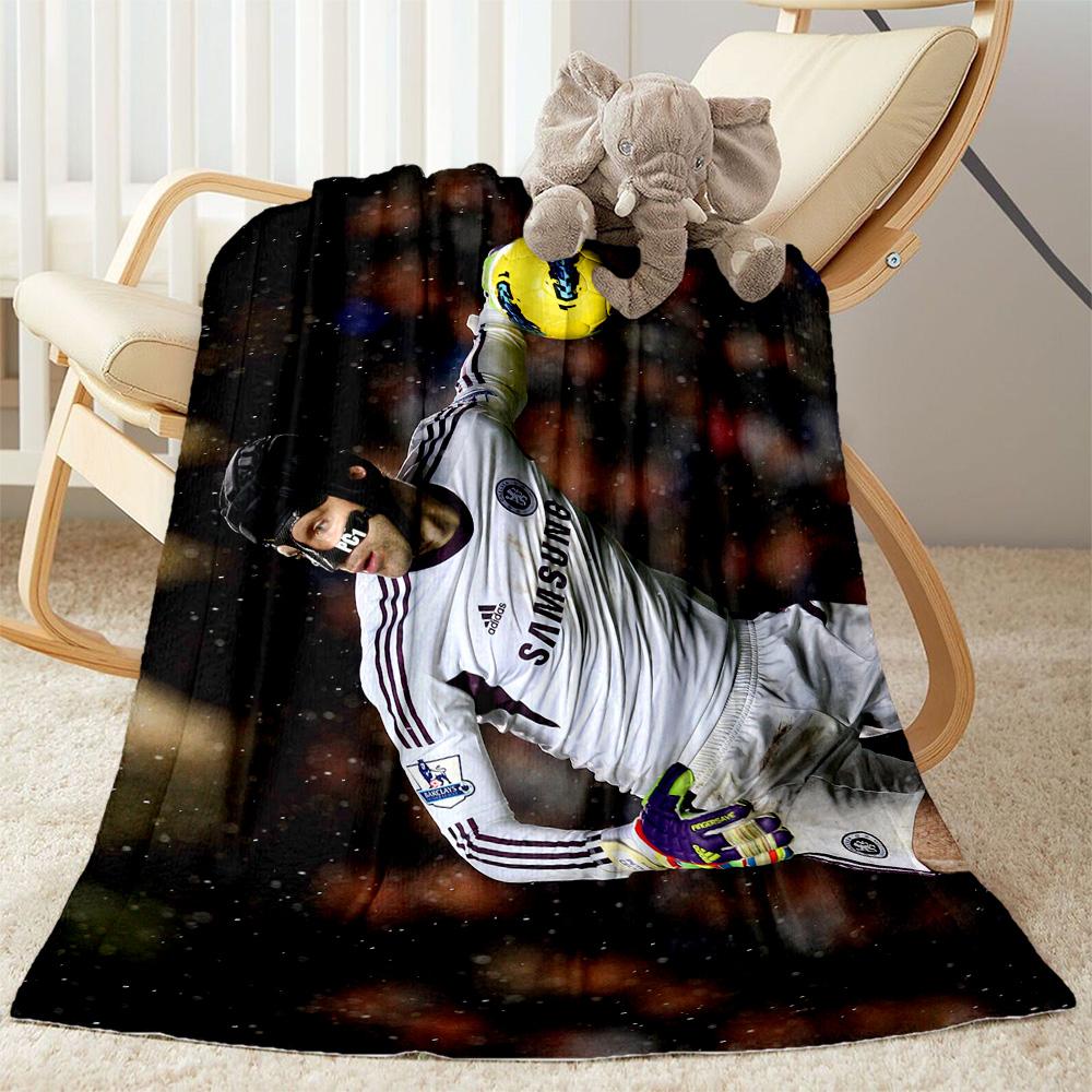 Chelsea Fc Player Action Blanket Warmthful Decor Suitable for Sofa Chair Seaside for All Seasons Stylish Decor