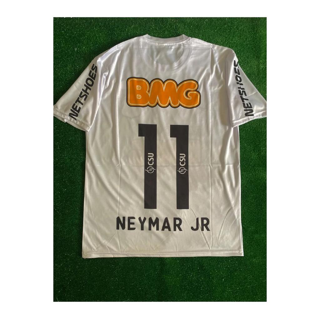 Neymar Jr Santos 11 Nostalgia Jersey / Retro Jersey