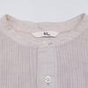 45R 5093050 Beige Cotton Pin-Tuck Pullover Shirt Tops 0 beigeUsed