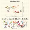 Cartoon Cute Bird Family Branch Flower Animal Wall Stickers Removable for Bedroom Living Room Foyer Decoration Wall Decals
