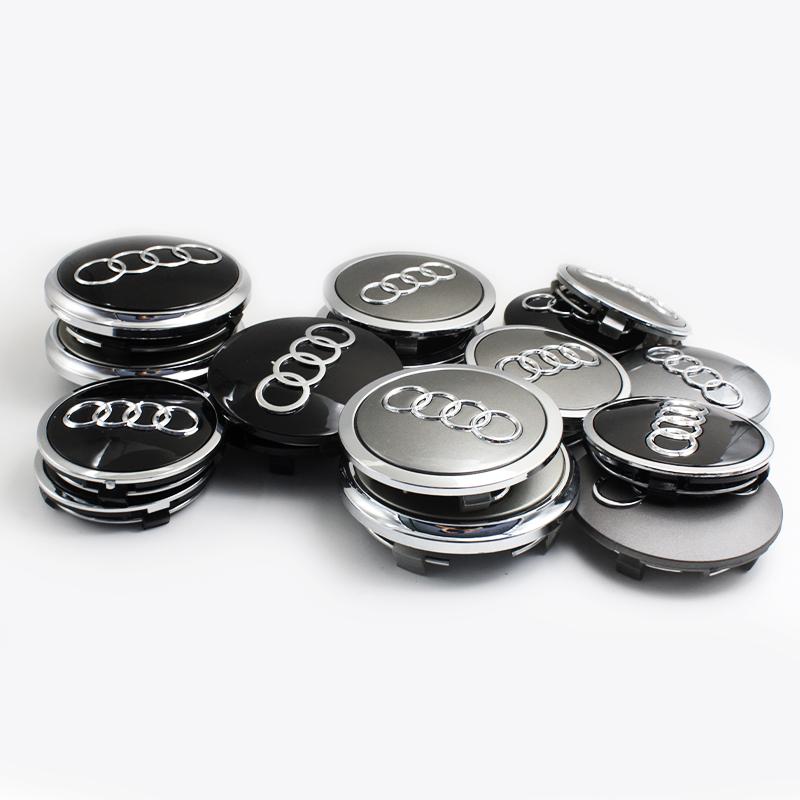4Pcs 60mm 61mm 68mm 69mm 77mm Car Wheel Hub Center Cap Covers Accessories For 3F A1 A3 A4 A5 A6 A7 A8 Q2 Q3 Q5 Q7 TT S line S3D4s18