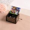Wooden Painted Music Box, Totoro Music Gift, Ornament, Light Luxury Wooden Hand Cranked Music Box
