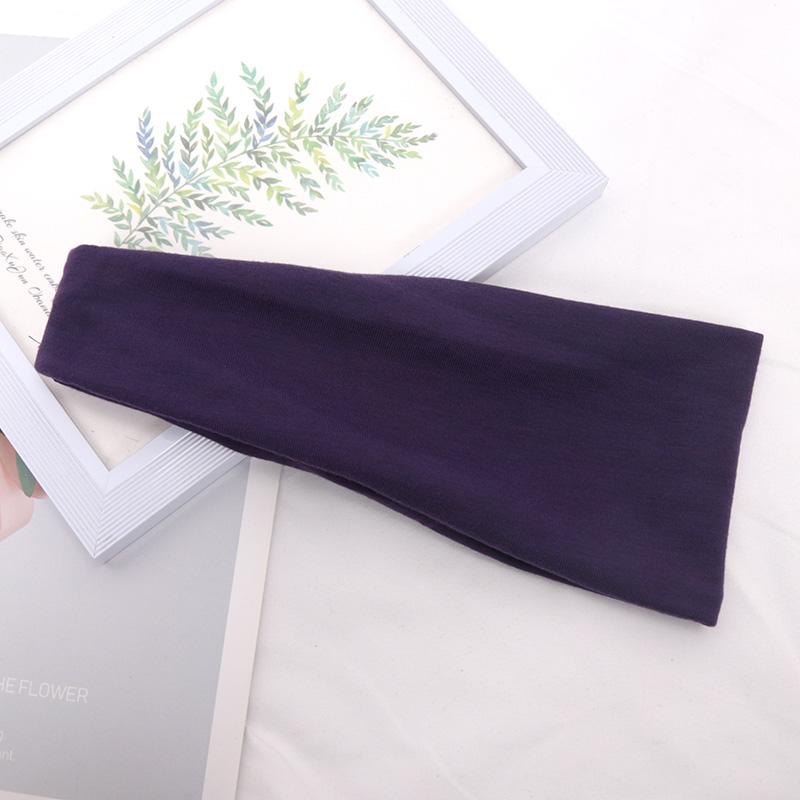 New Women Headband Wide Knitted Cotton Sport  Elastic Hair Bands Yoga Hairband Makeup Hair Hoop Vintag Headwrap Hair Accessories