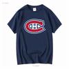 Montreal Canadiens Logo Aktives T-Shirt Lustiges T-Shirt Amerikanischer Vintage-Stil Gewaschen Atmungsaktiv Unisex Leicht für Männer Vielseitig Dehnbar