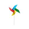 10Pcs Plastic Pinwheel Party DIY Windmill Wind Spinners for Toy Garden Lawn Decor