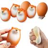 Creative DIY Assembly Shiba Inu Realistic Egg Shape TPR EggDog Union Desk Decor Desktop Ornaments For Home Office Fun Christmas Easter Gift Presents